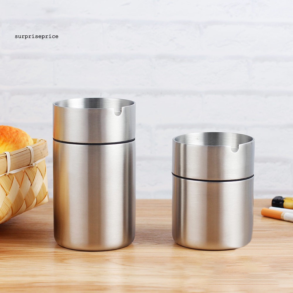 Giá Đỡ Gạt Tàn Thuốc Lá Chống Gió Bằng Thép Không Gỉ Cho Xe Hơi