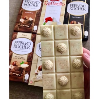 Socola Ferrero Rocher thanh 90g (4loại)