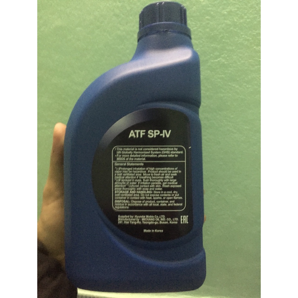 Dầu Hộp Số Tự Động ATF SP-IV Sp4  Chính Hãng Hyundai