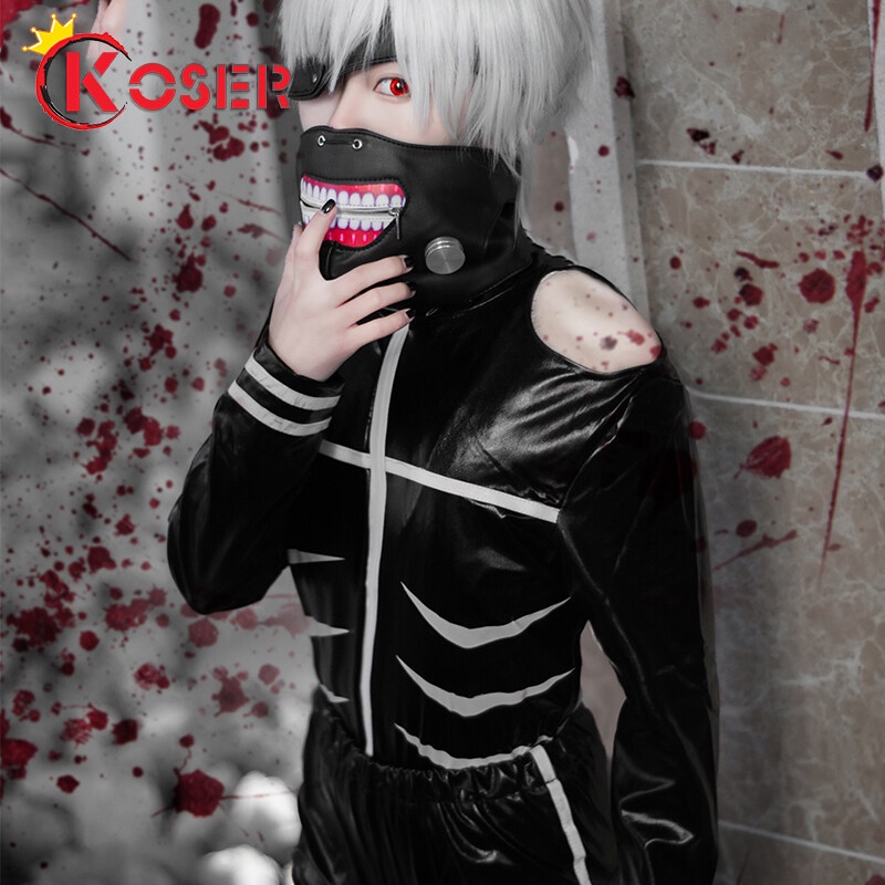 Áo Khoác Đen Hóa Trang Nhân Vật kaneki Ken Trong anime Tokyo ghoul