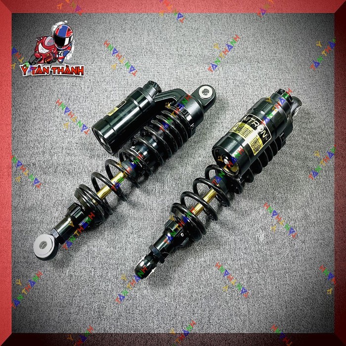 Phuộc sau Wave nitron bình dầu đen ty vàng MS242