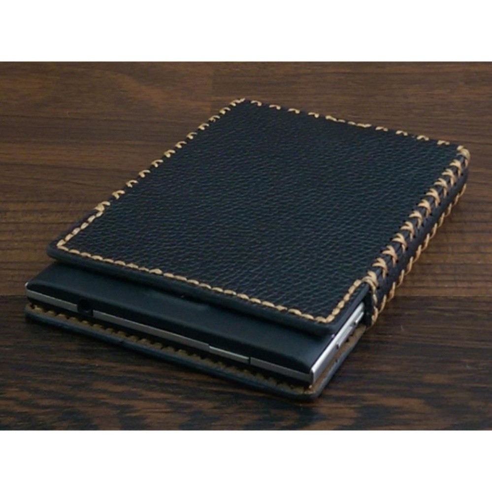 Bao Da Rút Blackberry Passport Silver Edition da bò Màu Đen
