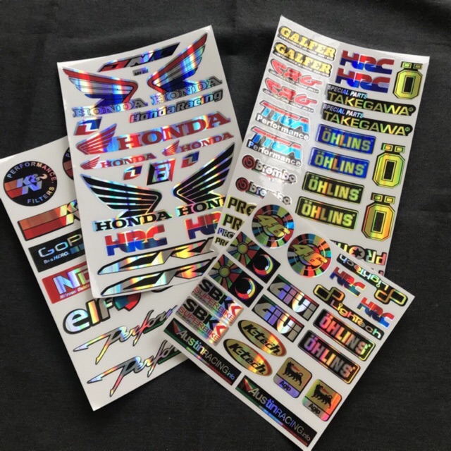 Tem Xe 7 Màu Nguyên Tấm