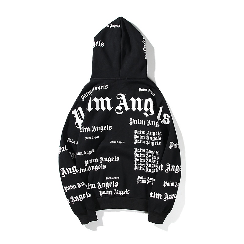 Áo hoodie Cotton tay dài in chữ ITEM PA cổ điển kích thước lớn M~XXL cho nam và nữ
