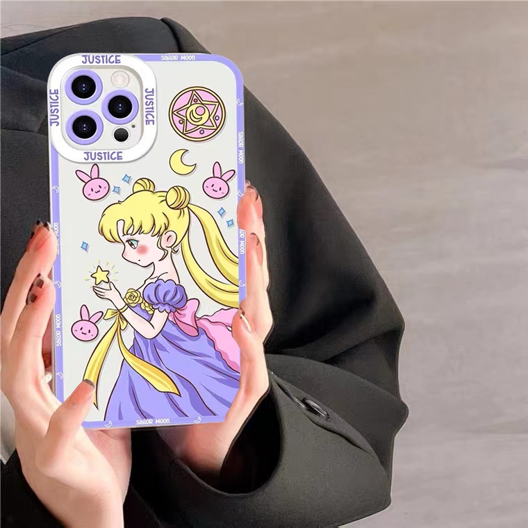 Ốp Điện Thoại TPU Silicon Mềm Chống Sốc Hình Cô Gái Cho iPhone 11 13 pro max 6 6s 7 8 Plus X XR XS max SE 2020 12 pro max 13 Mini