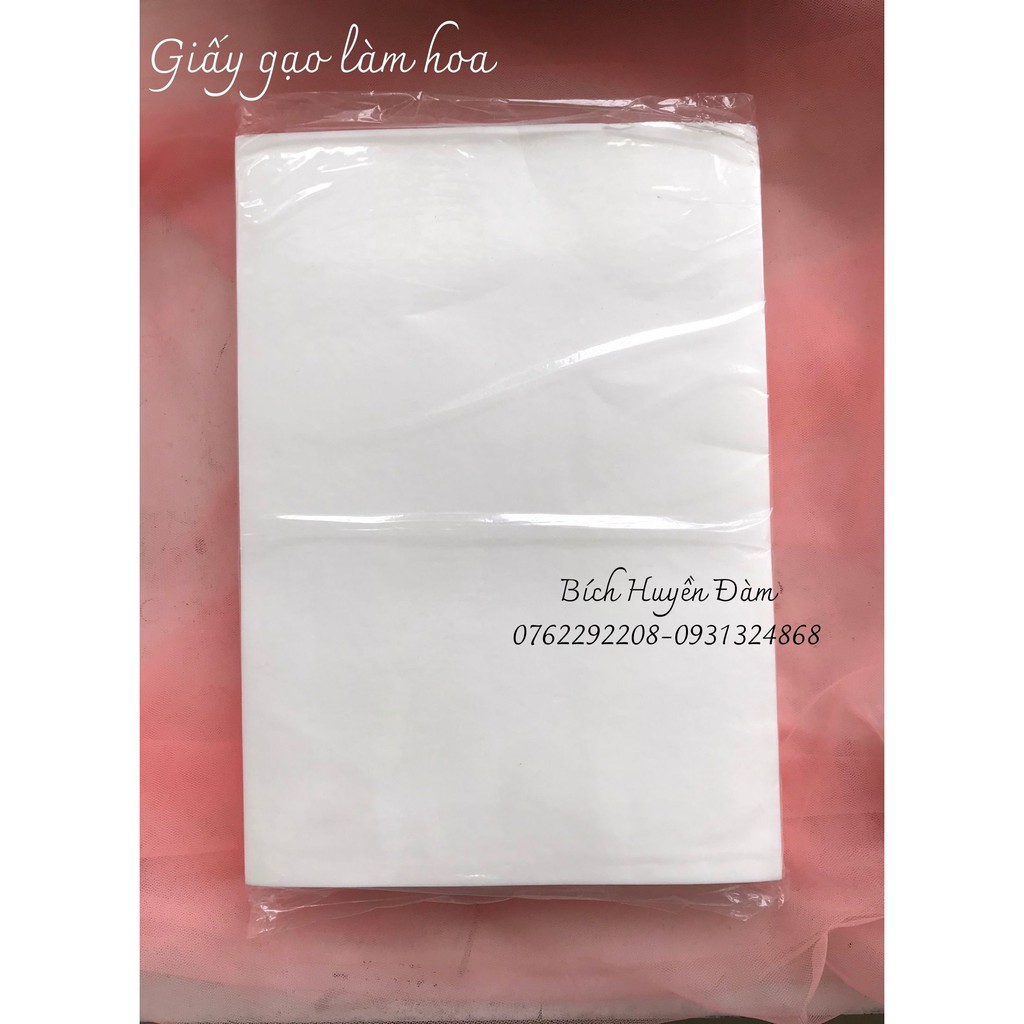 Giấy gạo làm hoa/ Wafer paper