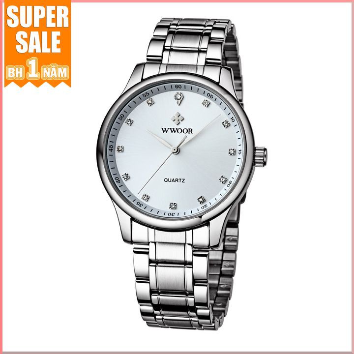 ĐỒNG HỒ NAM WWOO 8012, MẪU  MÃ SANG TRỌNG, BẢO HÀNH 1 NĂM | BigBuy360 - bigbuy360.vn