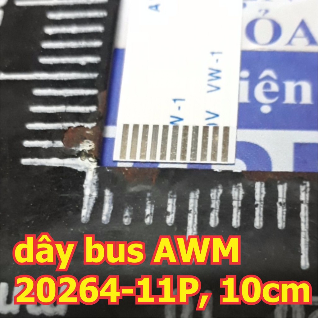 combo 5 dây bus AWM, loại mỏng, chân rộng 1mm 20624 11P  11 chân, dài 10cm kde2573