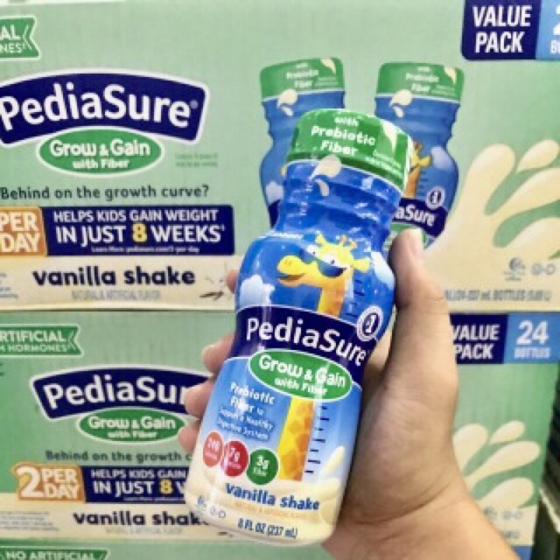 🥦🥛🍼 Thùng 24 chai Sữa nước Pediasure bổ sung chất Xơ cho bé PEDIASURE Grow & Grain with FIBER  của MỸ🥬🍼🥛