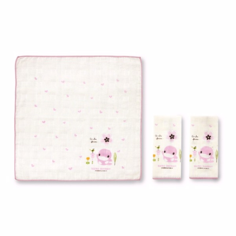 Set 3 Khăn Cotton Cho Bé 30x30cm KUKU Duckbill KU2383