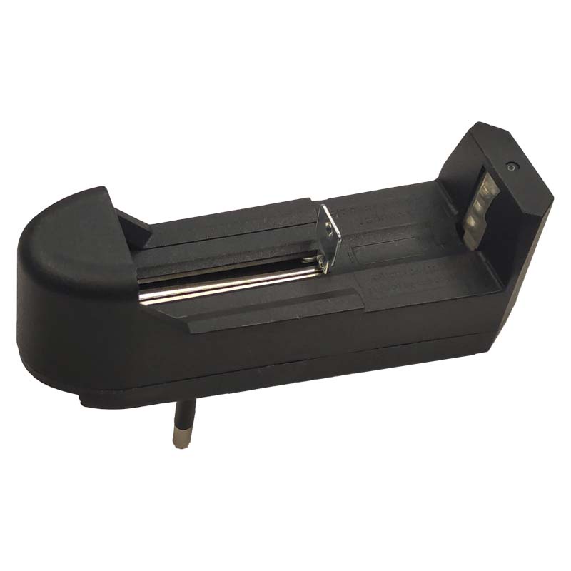 Bộ sạc pin Li on 3.7V 18650 1 khe pin, Sạc pin 4.2V nguồn 220V tự ngắt khi đầy có đèn báo sạc