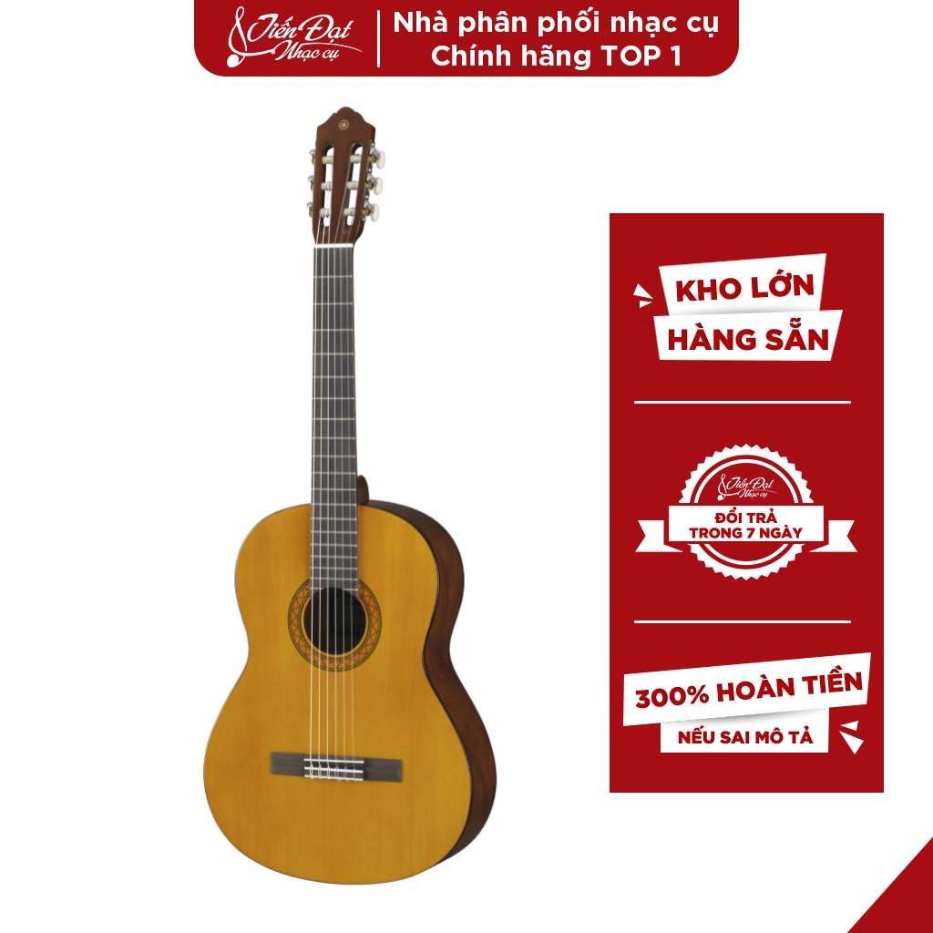 Đàn Guitar Classic Yamaha C40 Và C40M Có Bàn Phím, Ngựa Đàn Sử Dụng Gỗ Hồng Sắc Cao Cấp, Âm Thanh Tuyệt Hảo