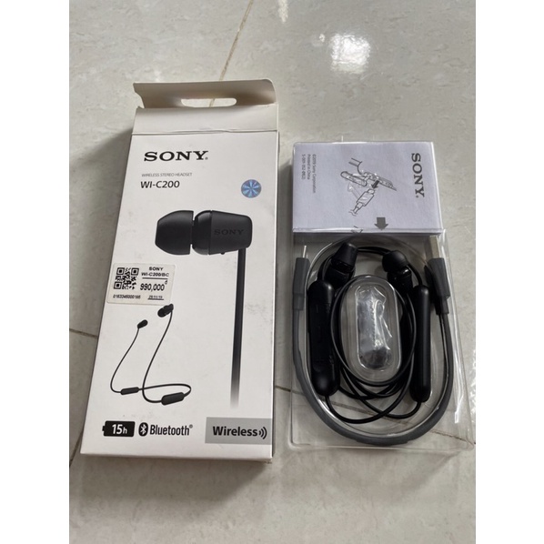 Tai nghe Bluetooth thể thao Sony WI-C200