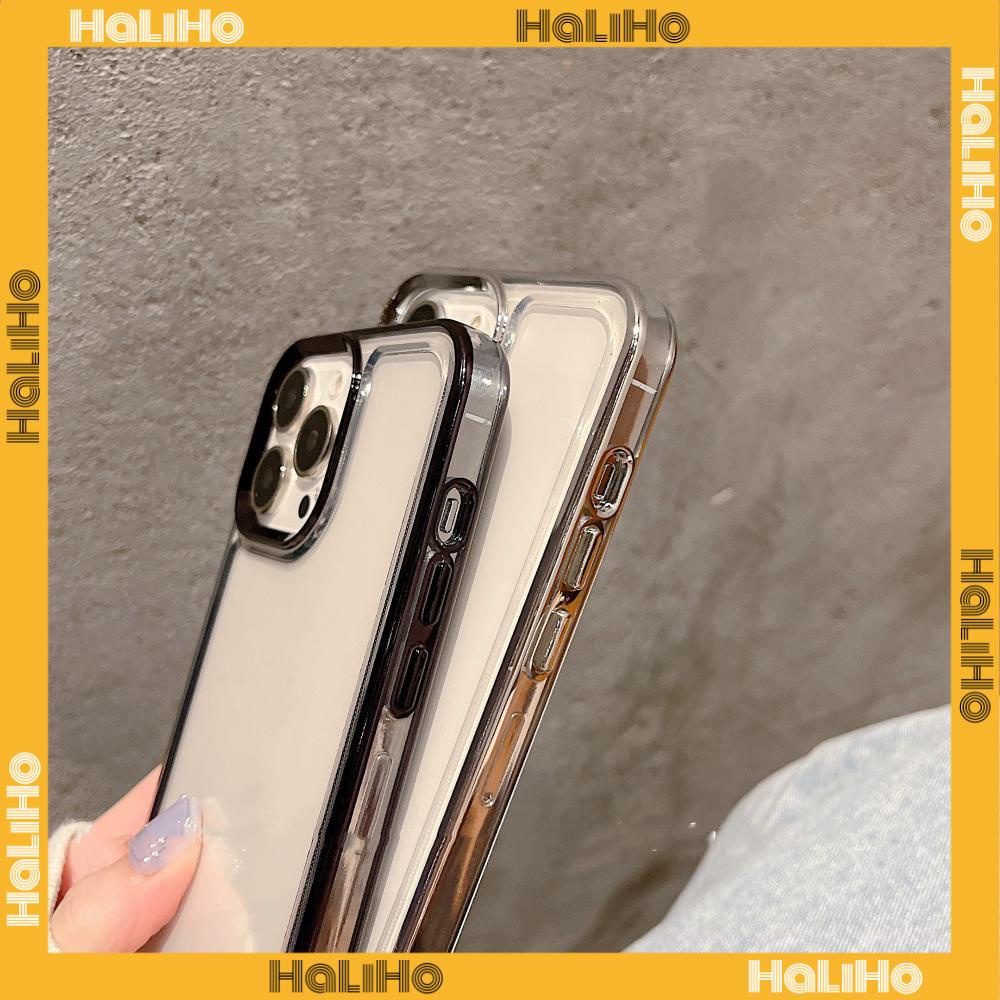 Ốp điện thoại TPU dẻo mạ kim loại sang trọng thích hợp cho iPhone 14 Pro Max 14 Plus 13 Pro Max 12 Pro Max 11 XR 7Plus