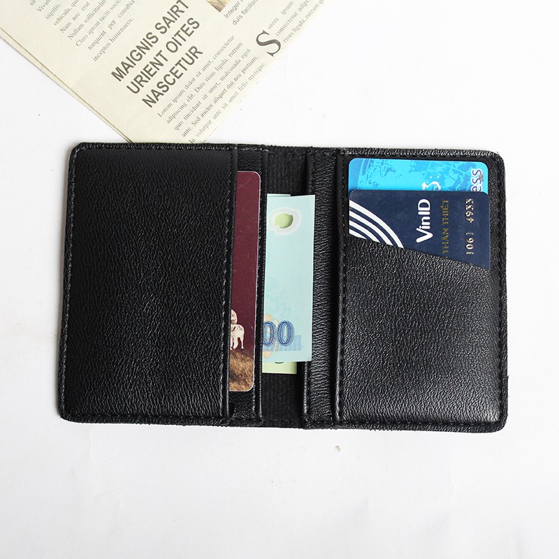 Ví Mini Nam Nữ,Công Sở Để Thẻ ATM Card Visit Tiền Mặt,Bóp Da Đẹp