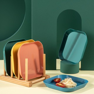 Set 8 Đĩa Lúa Mạch Sâu Lòng - Bát Đựng Thức Ăn Siêu Đẹp Màu Pastel