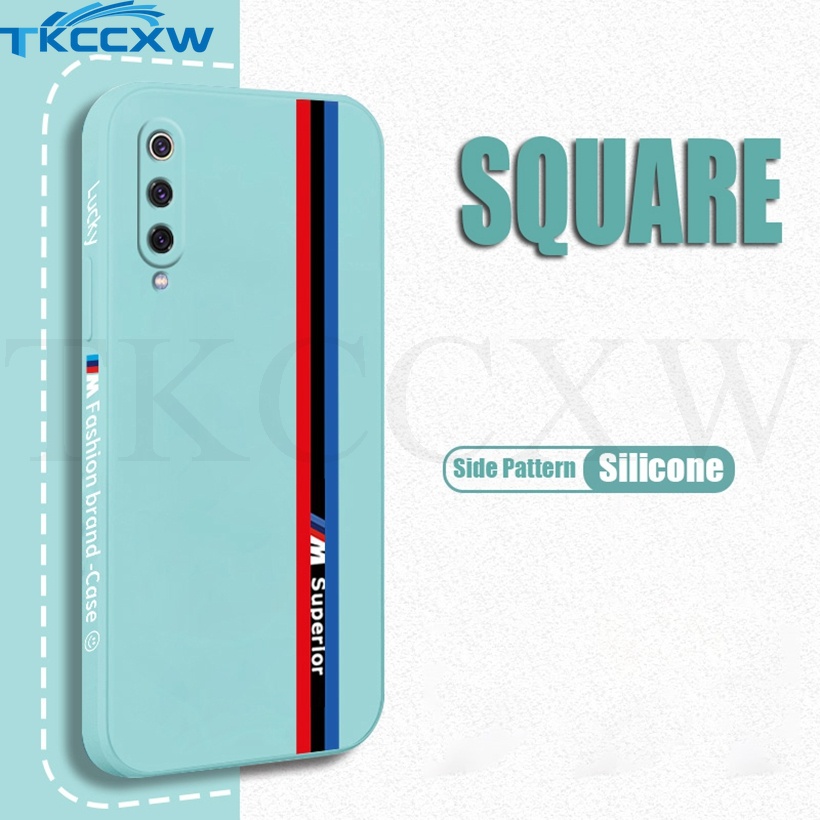 Ốp Điện Thoại Silicon Mềm Hình Vuông Bảo Vệ Camera Cho Xiaomi Mi CC9 Pro CC9mt CC9e Mi 9 Pro Mi 9 A3 Lite Mi 9 SE