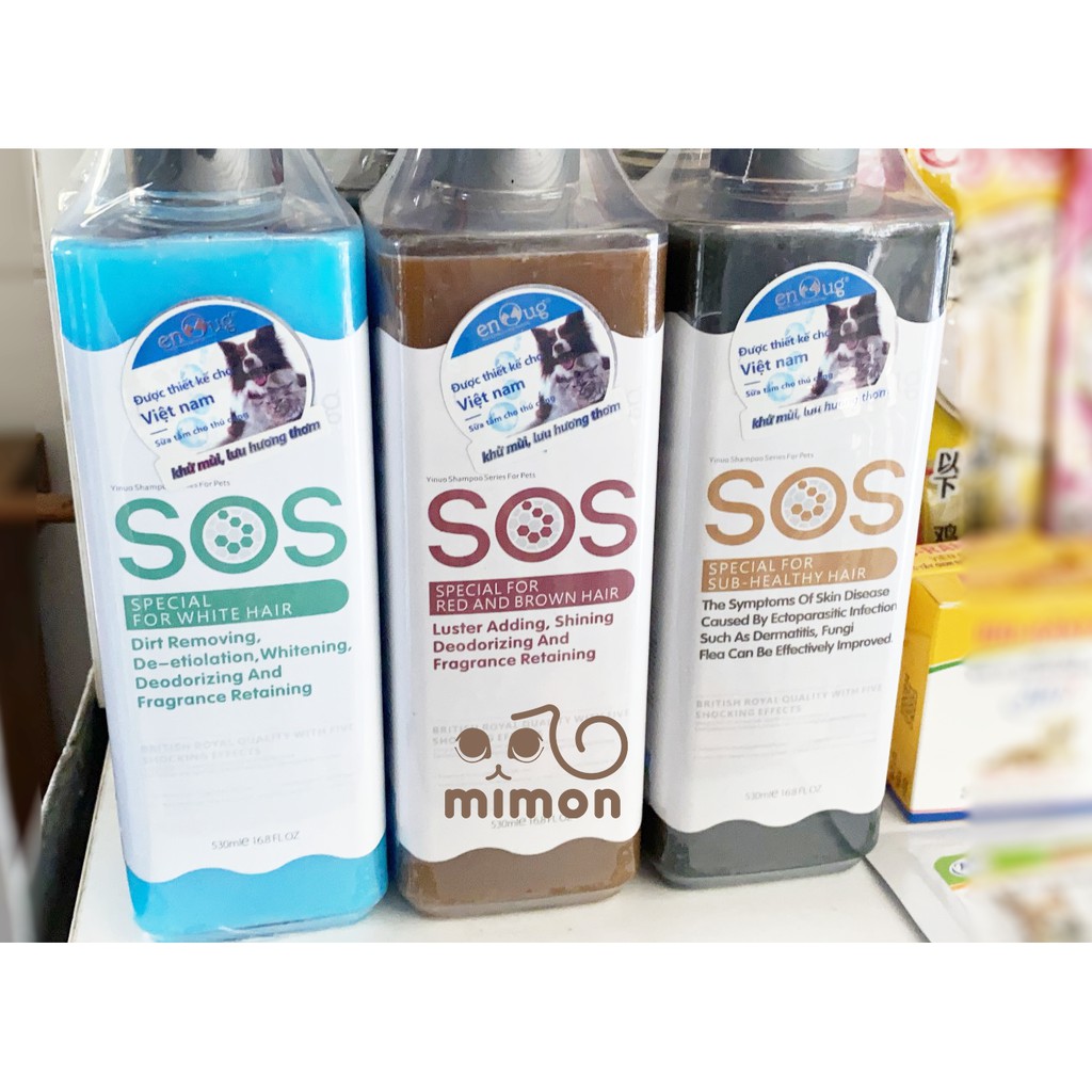 Sữa Tắm SOS Dành Cho Chó Mèo - 530ml