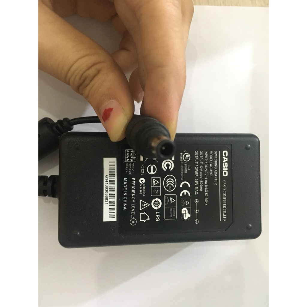 Adapter nguồn đàn casio WK-6500 WK-6600