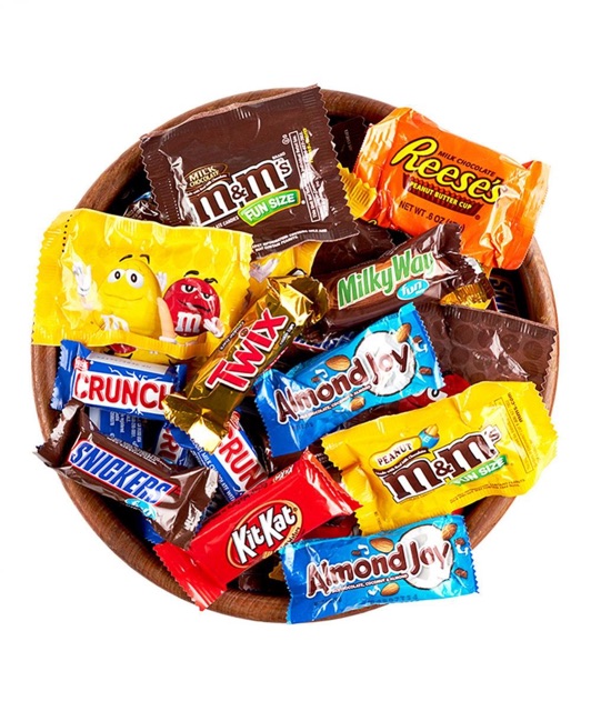 Kẹo socola tổng hợp gói 2.55kg KIRKLAND All CHOCOLATE 150 viên của MỸ