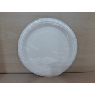 Combo 5 xấp dĩa giấy trắng 19cm (50 cái/combo,10 cái/xấp)