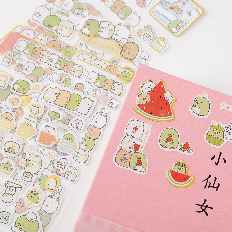 ⚜️⚜️[GIÁ SẬP SÀN]⚜️⚜️ Sticker Molang (Kawaii) cute dán trang trí phong cách Nhật Bản
