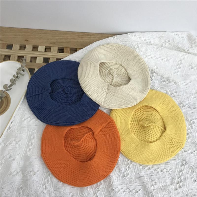 Mũ nồi dệt kim phong cách Hàn Quốc xinh xắn cho bé