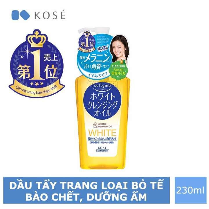 Dầu tẩy trang trắng da Kose softymo White cleansing oil 230ml