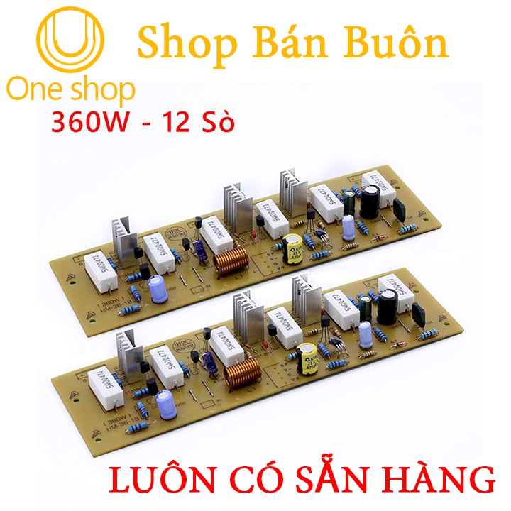 Board Khuếch Đại Công Suất 360W 12 Sò (Chưa Bao Gồm Sò)