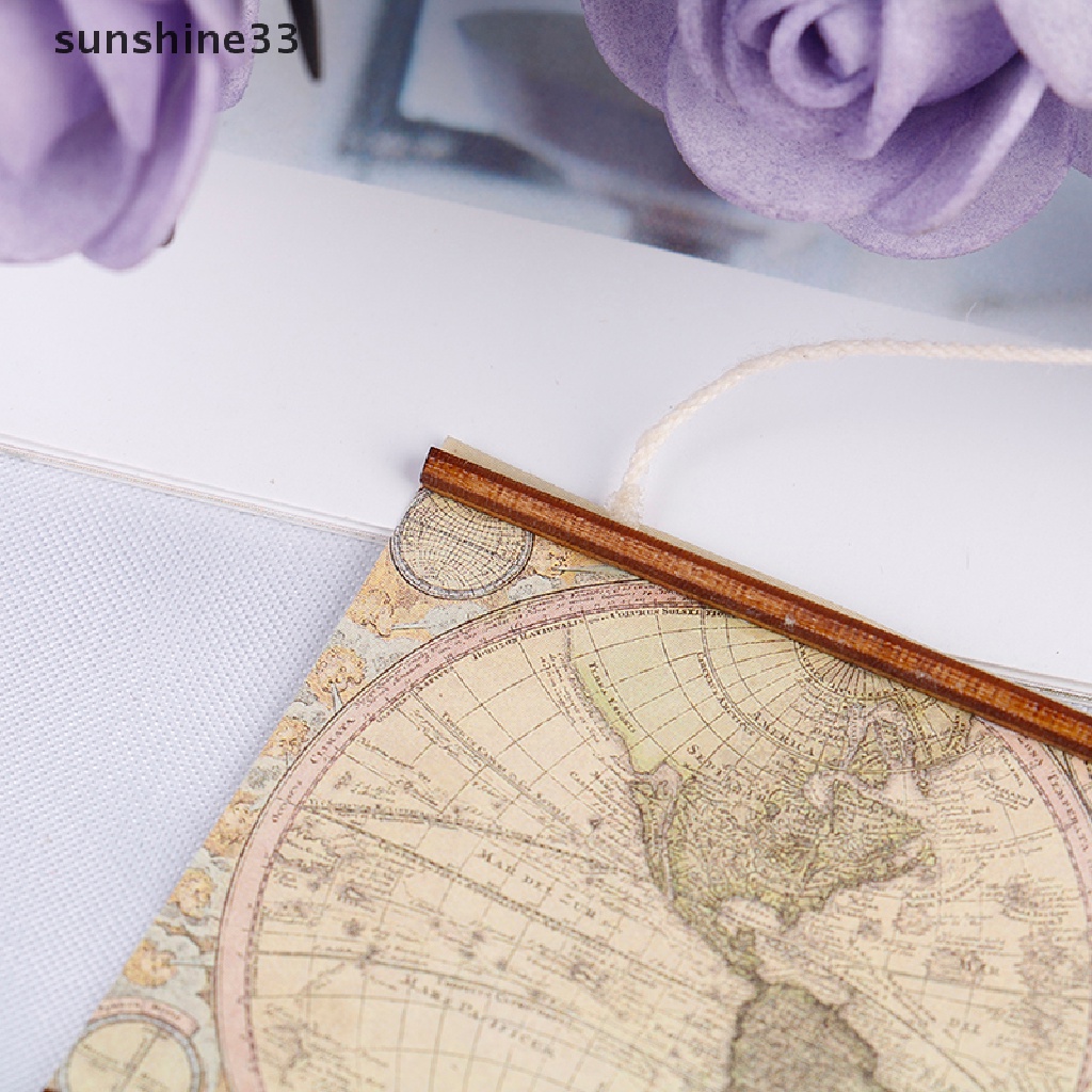 SU 1:12 Dollhouse miniature map living room decoration accessories n