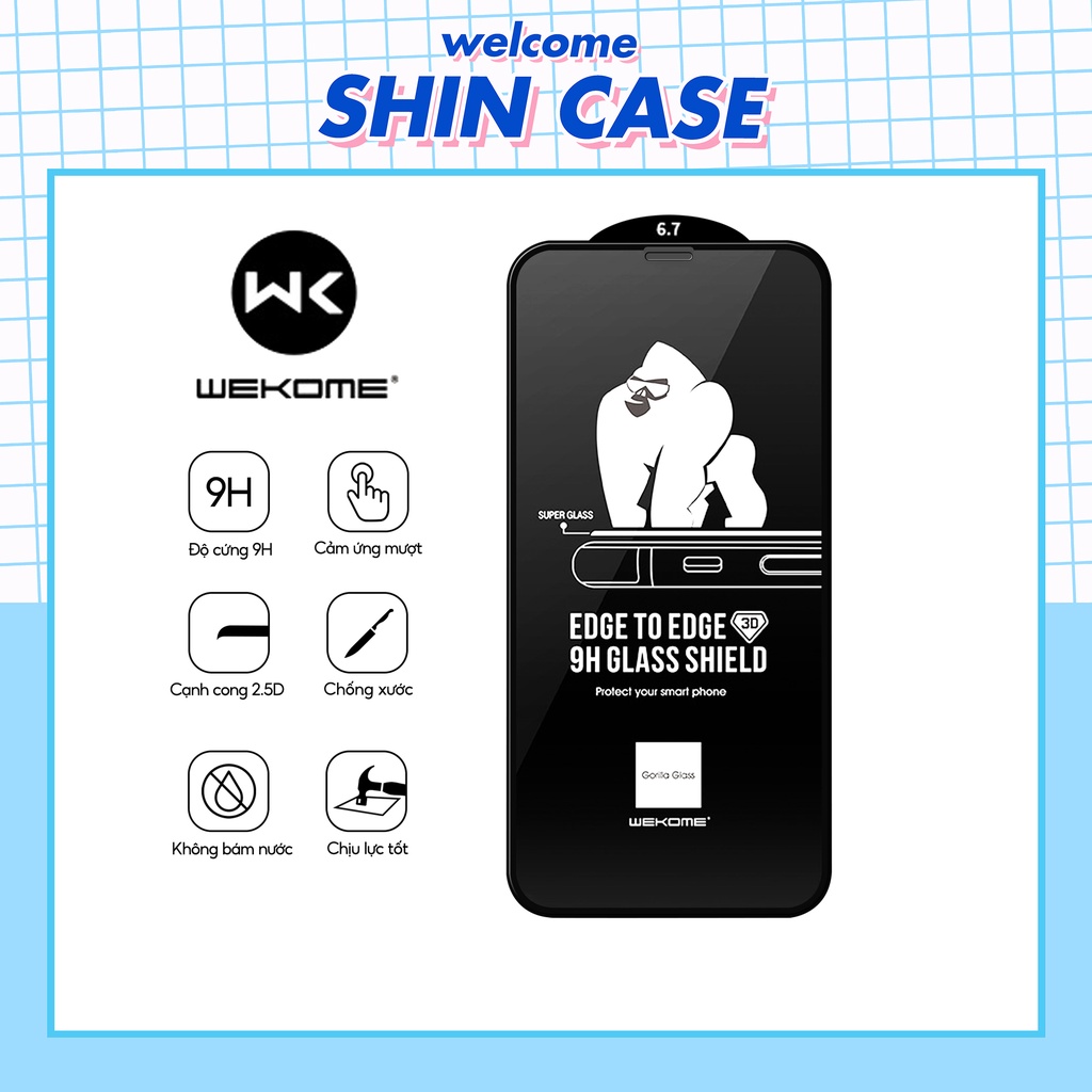 Kính cường lực iphone KingKong 6/6plus/6s/6splus/7/7plus/8/8plus/x/xs/11/12/13/pro/max/promax/Shin Case/Ốp lưng