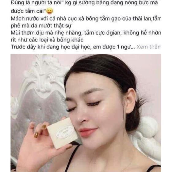 Xà Phòng Cám Gạo FREESHIP Xà Phòng Trắng Da Thái Lan Jam Rice Milk Soap Chiết Xuất Cám Gạo Tự Nhiên, Làm Trắng Da