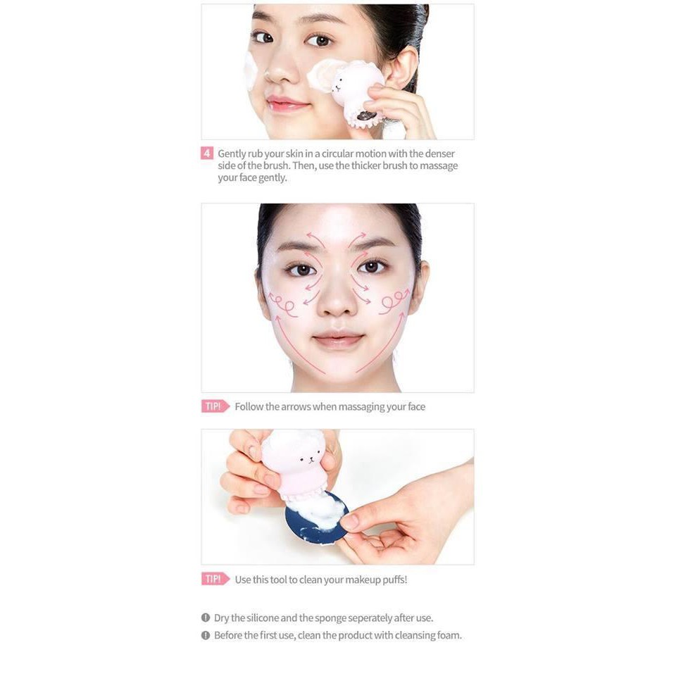 Cọ rửa mặt 💓FREESHIP💓 Cọ Rửa Mặt Bạch Tuộc giúp làm sạch da mặt, tẩy tế bào chết 3390 | BigBuy360 - bigbuy360.vn