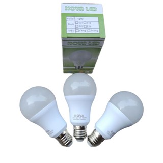 Bóng đèn led búp tròn led bulb đui e27 a60 12w nova led đủ công suất