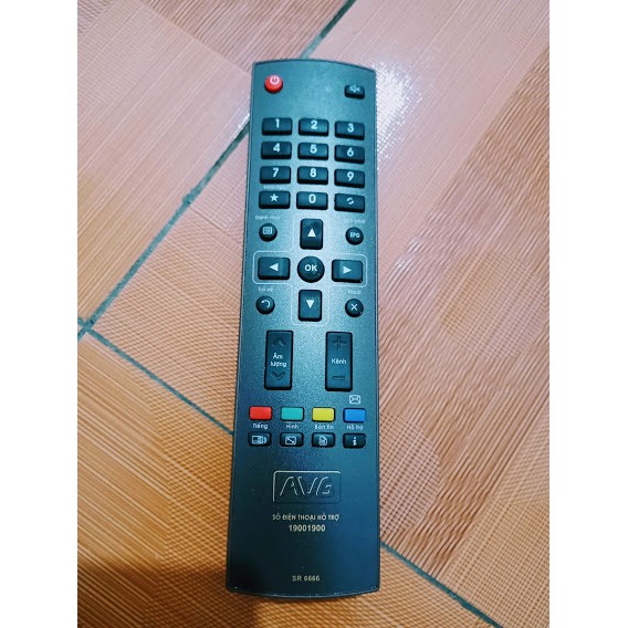 Remote điều khiển đầu thu truyền hình kĩ thuật số An Viên TV-AVG.Hàng mới-Chất lượng tốt-Tặng kèm PIN