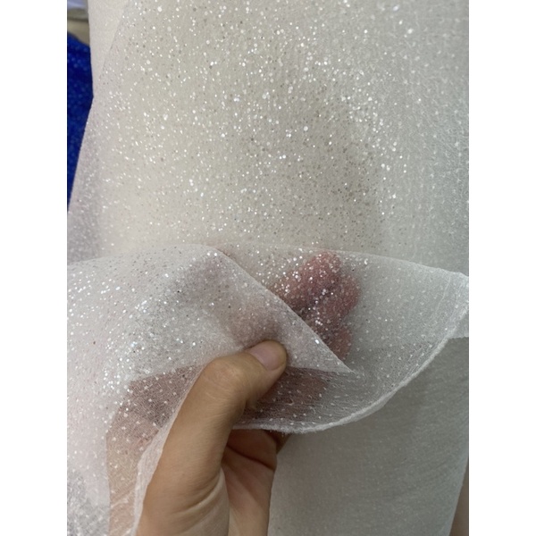 Vải xốp kim tuyến, siêu lấp lánh