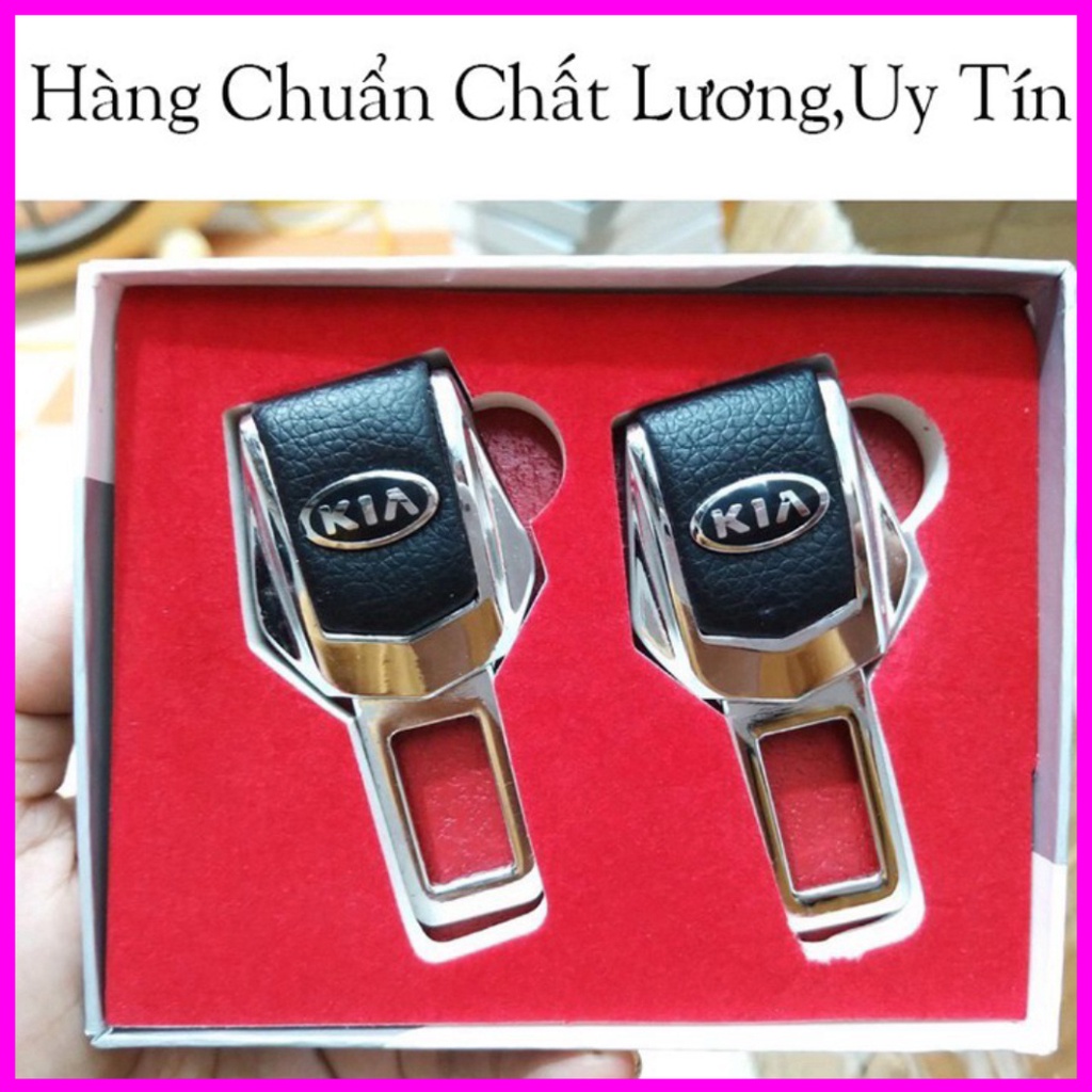 Chốt cài dây an toàn xe ô tô cao cấp có full logo các hãng