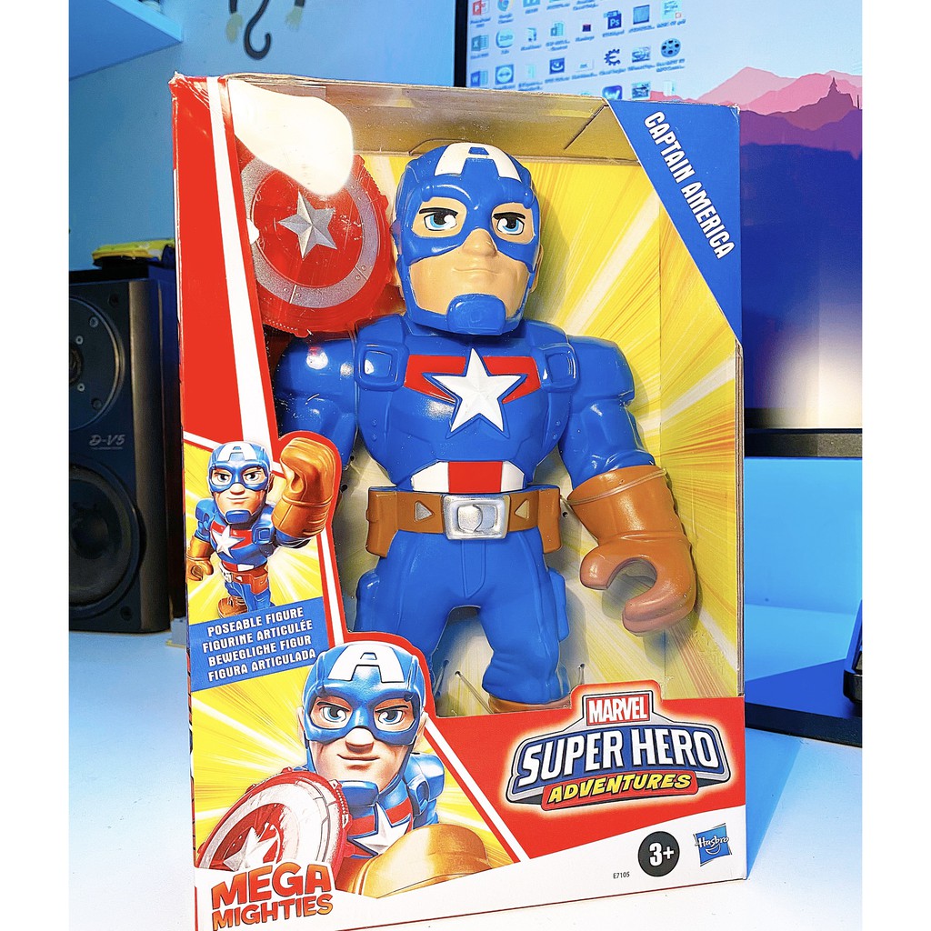 Mô hình nhân vật đội trưởng Mỹ - Captain America Size lớn - Cho bé
