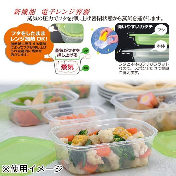 Hộp nhựa đựng thực phẩm 630ml Made in Japan