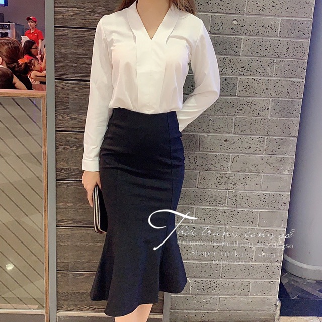 Chân Váy Công Sở Đuôi Cá Dài MSCV120 | BigBuy360 - bigbuy360.vn