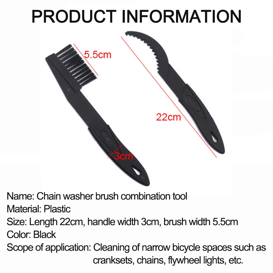 One Bộ Bàn Chải Làm Sạch Sên Xe Đạp Chuyên Dụng