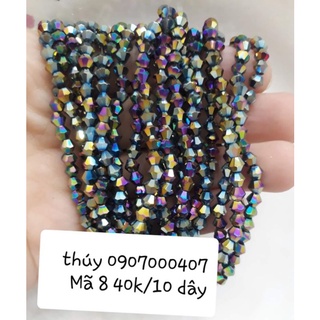 Hạt pha lê kết áo