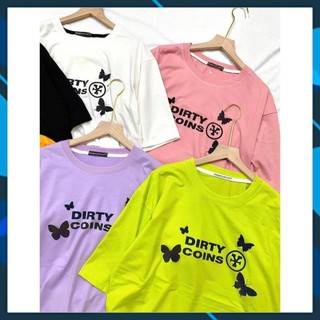 Áo thun phản quang Dirty Coin bướm