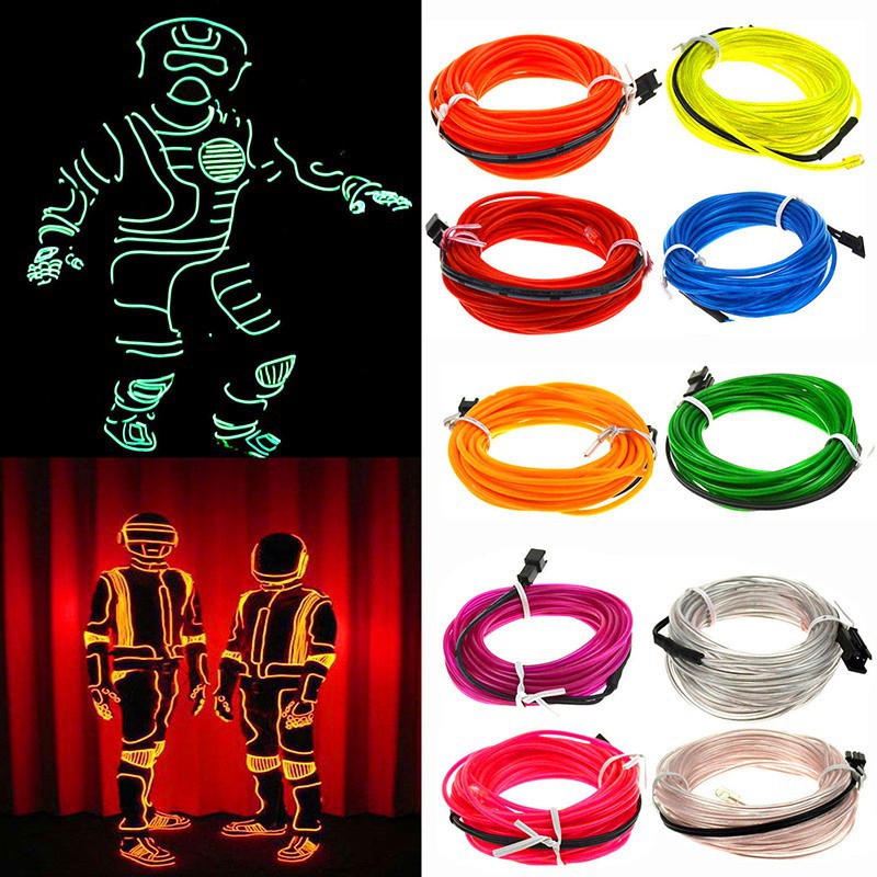 Dây LED mềm dẻo dài 5m, dùng trang trí ngày Giáng Sinh