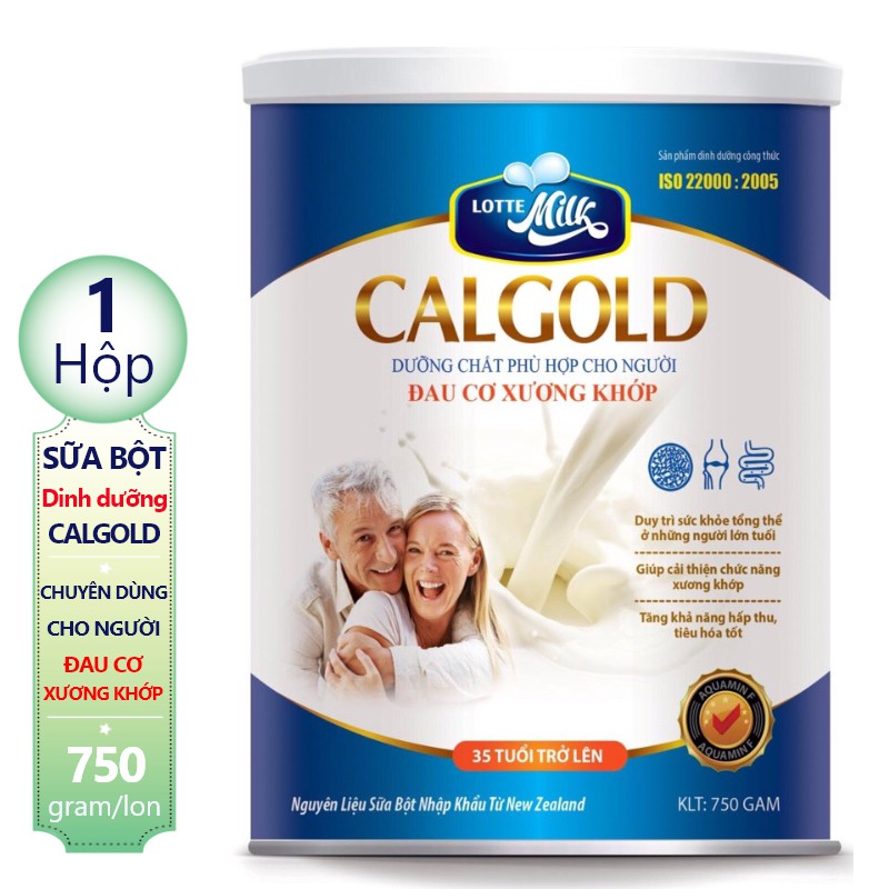 Sữa LOTTE MILK CALGOLD (SỮA DƯỠNG CHẤT PHÙ HỢP CHO NGƯỜI ĐAU XƯƠNG KHỚP)