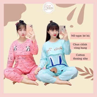 Đồ Bầu Mặc Nhà, Bộ Sau Sinh Cho Mẹ Chất Cotton Mềm Mịn Hàng Loại 1