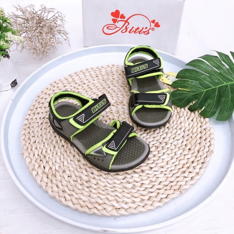 Dép Sandal Bé Trai Hai Quai Dán DRB024302 (Size 28-37)