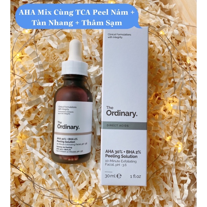 TCA 50% Sạch mụn, Hết rỗ, thâm, nám, lỗ chân lông to, da dầu, rạn, Làm Hồng Ti, peel Nách, bẹn, mông