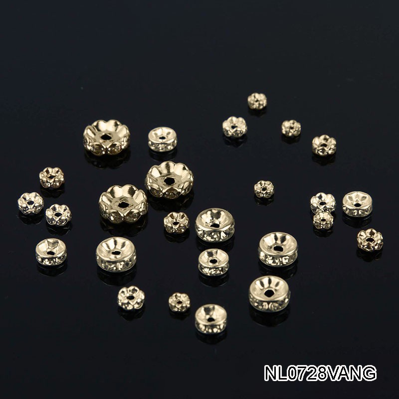 5 khoen đính hạt xỏ lỗ dây chuyền bông tai 6-10mm nguyên liệu làm trâm làm trang sức cổ trang