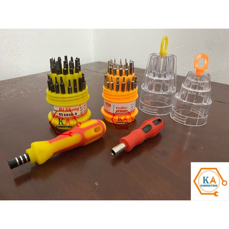 Bộ cốc tua vít đa năng 31 chi tiết, tô vít cốc 31 đầu mũi